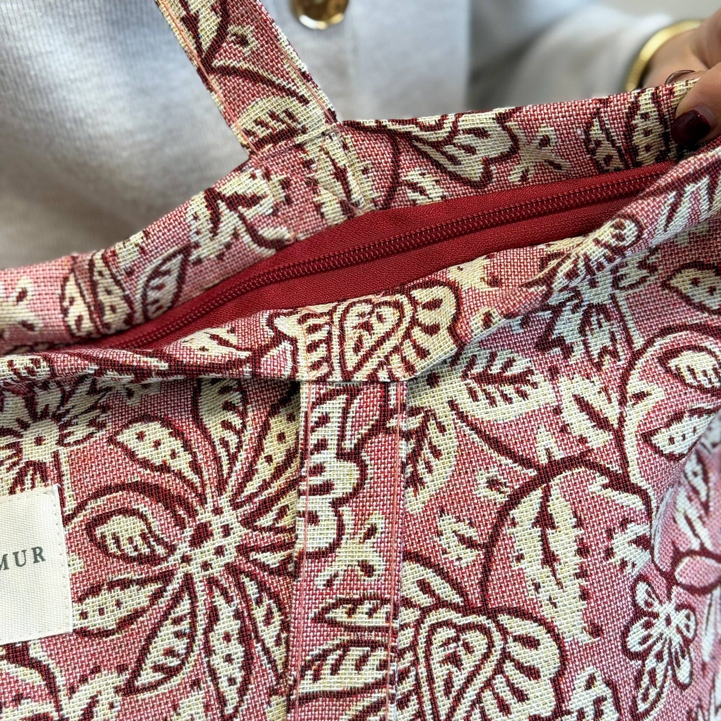 Große Shopper mit Reißverschluss CAME