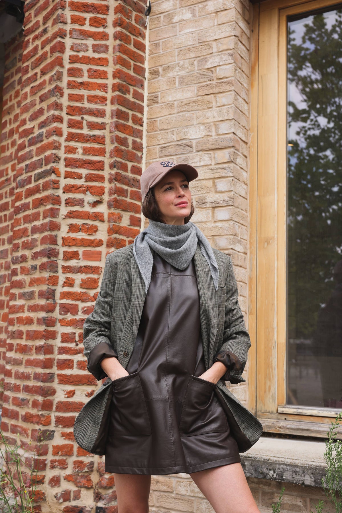 Schal Colette Grau