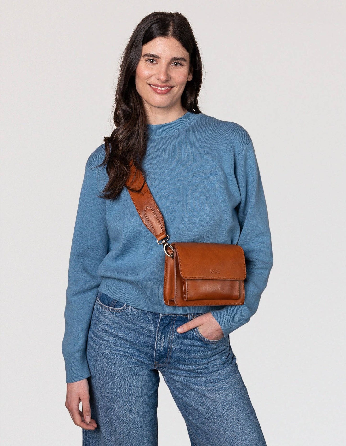 Harper Mini - Cognac Klassisches Leder