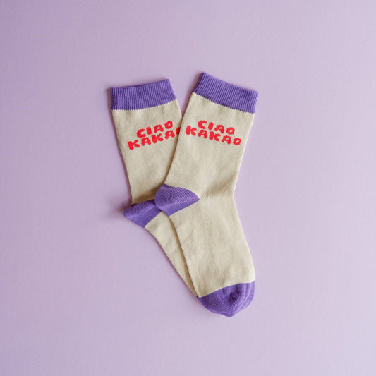 Ciao Kakao-Socken Lila