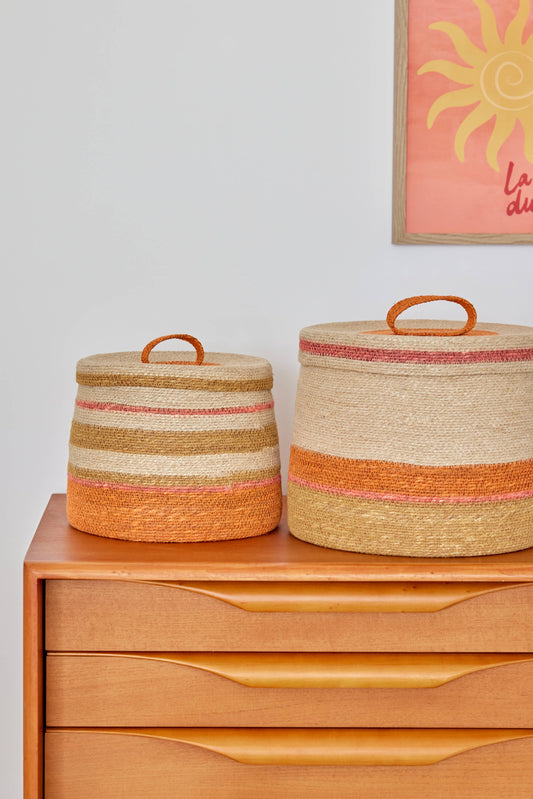 Korb Box S - Orange/Mais