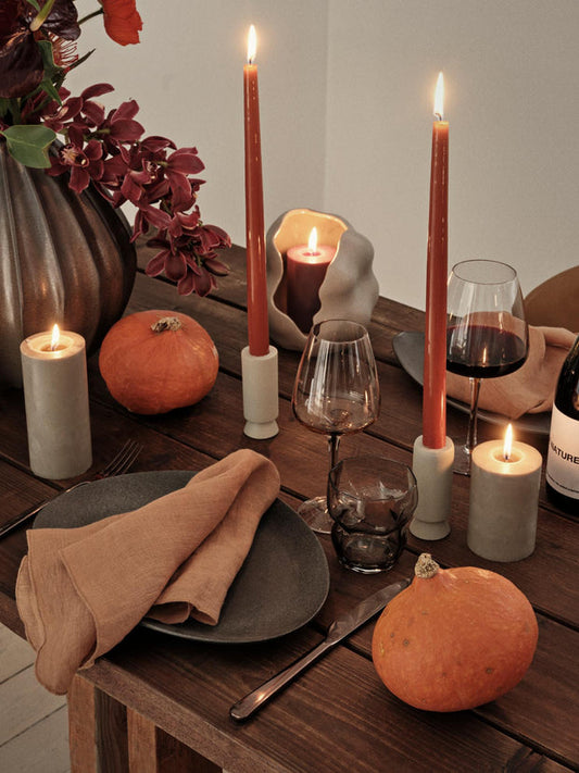 Smooth Glossy Getauchte Kerzen diverse Farben