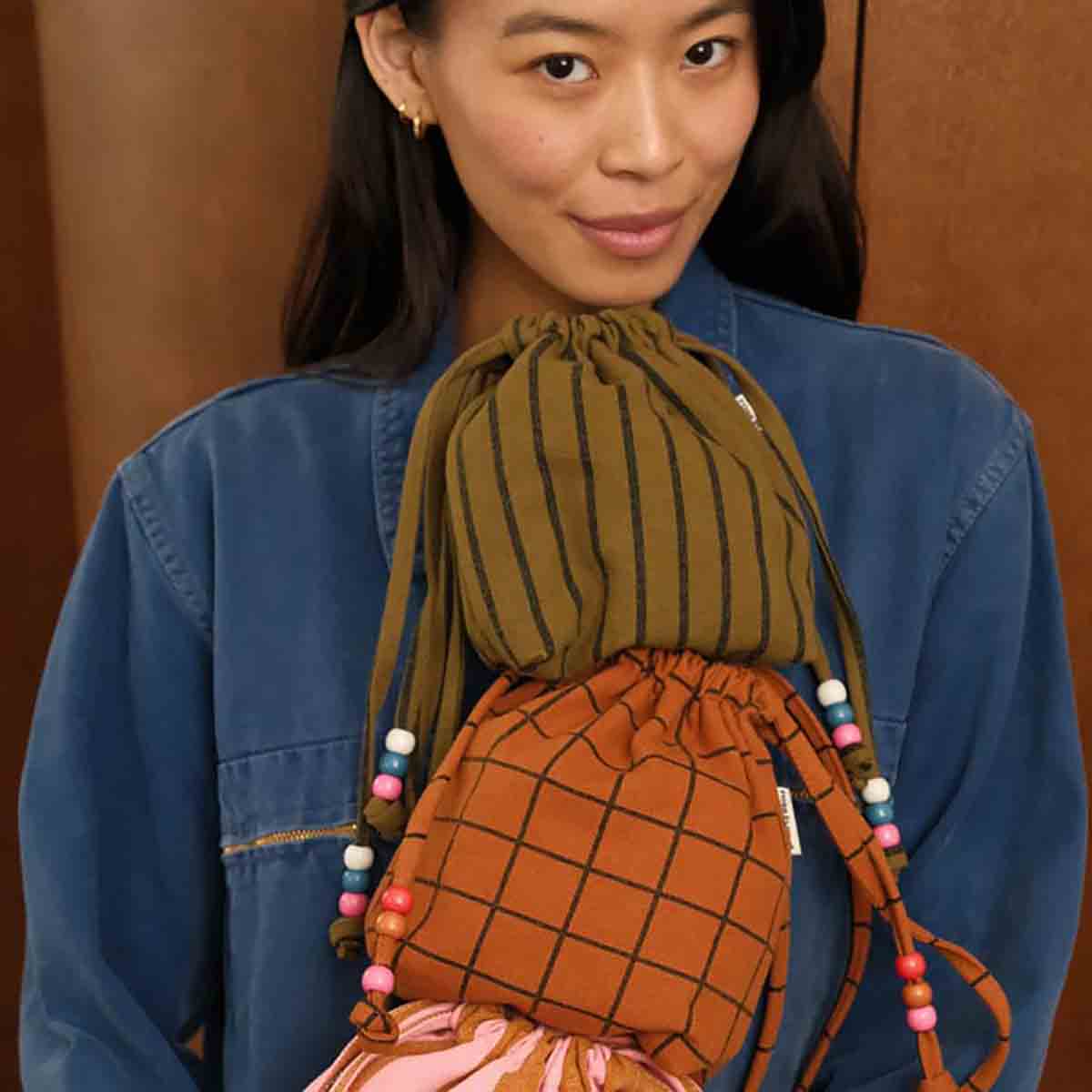 BILLIE TENNIS TASCHE SCHWARZ / OLIVE
