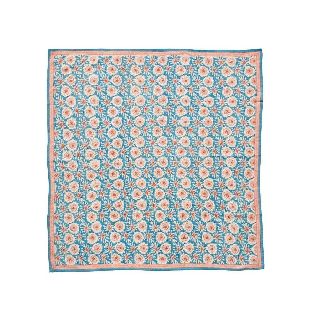 Indisches Tuch - Margote Blau