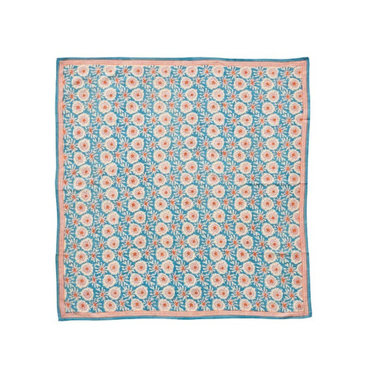 Indisches Tuch - Margote Blau