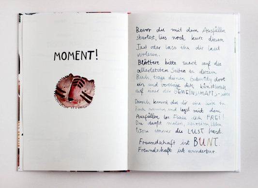 Freundebuch mit tollen Illustrationen