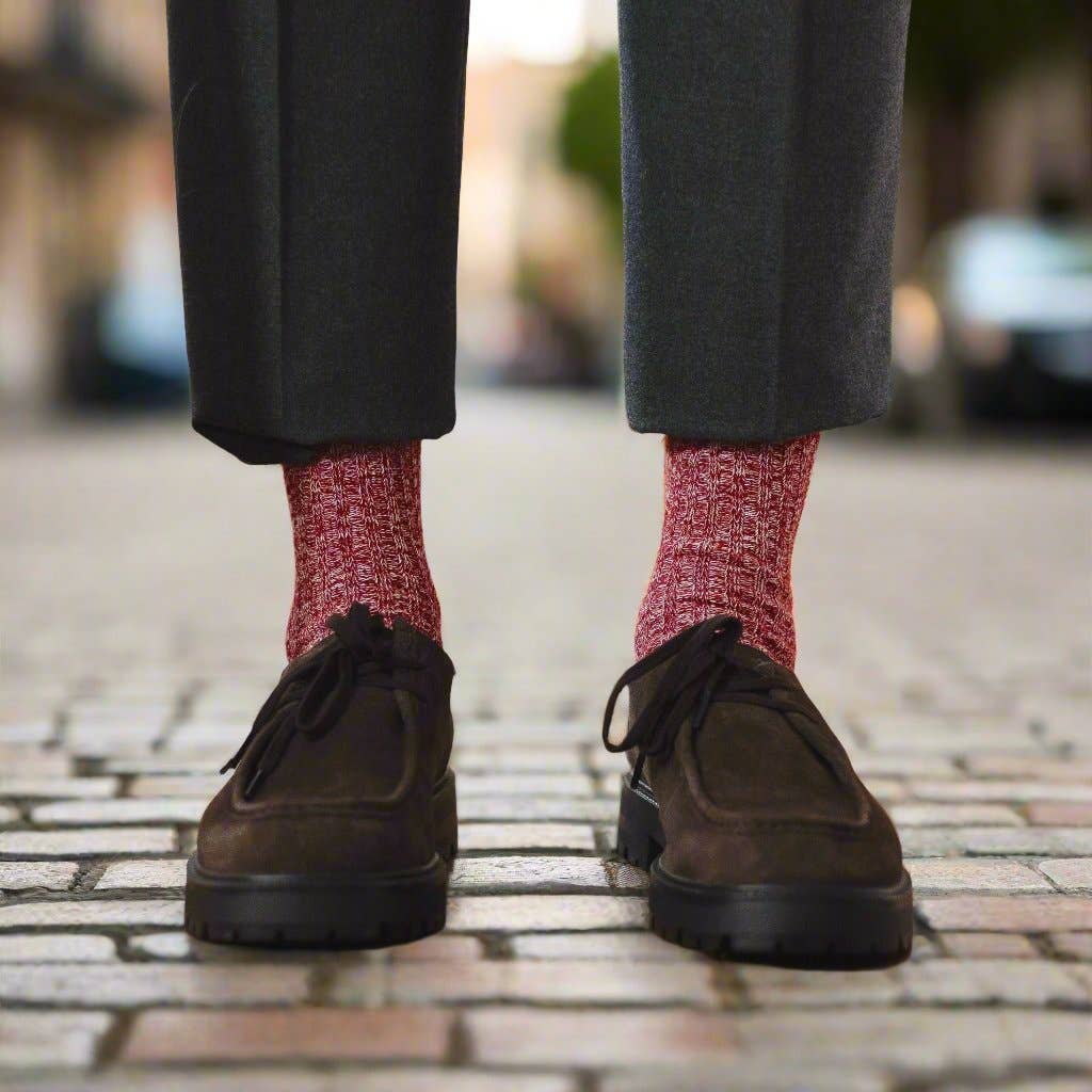KLUE Socken mit Baumwollmuster | Rot