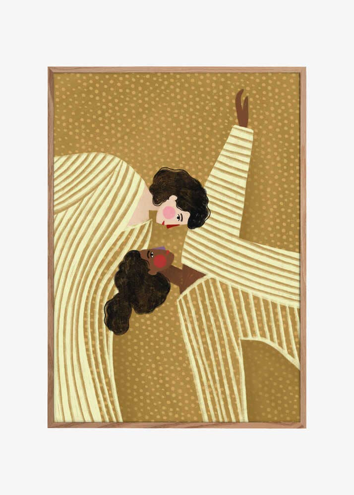 Zwei Linien Frauen Bild