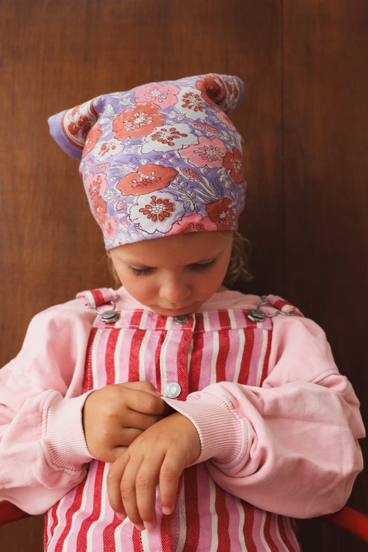 Babyschals, Kinderschals Indore Flieder