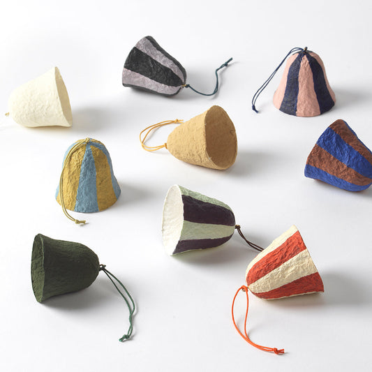 Stripe Pulp Christbaumschmuck  Orange