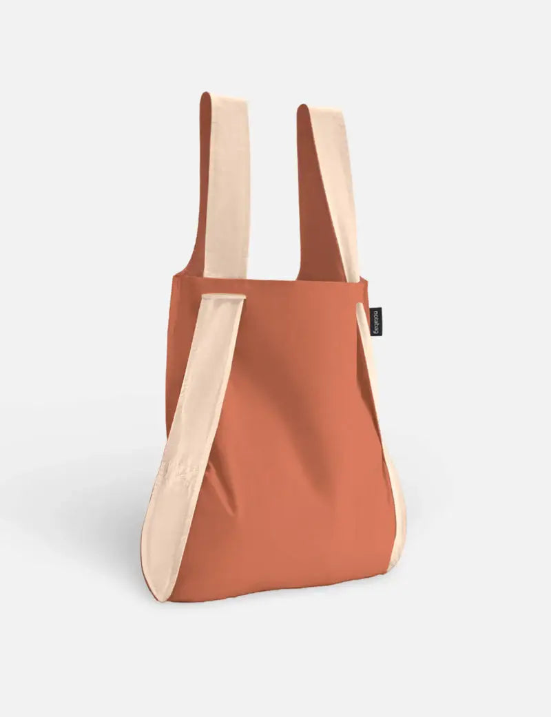 Original Sand/Terrakotta Herbst/Winter Tasche Rucksack Tragetasche Geschenk