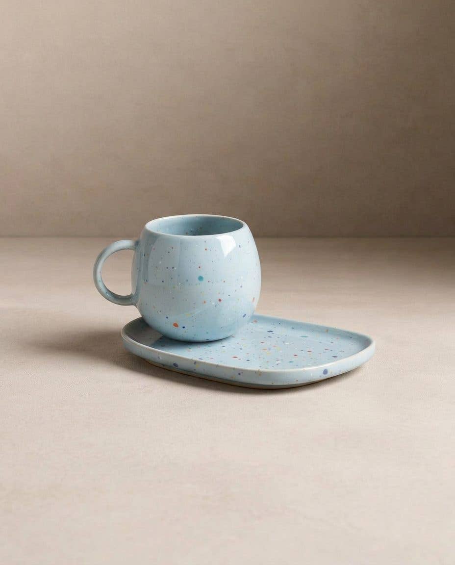 Neue Partyball-Tasse 500 ml, Hellblau