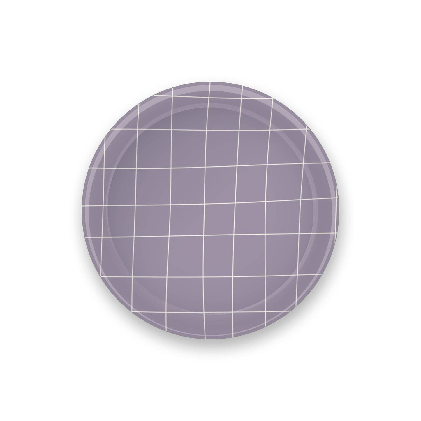 Blumenkaro Teller Karo Muster