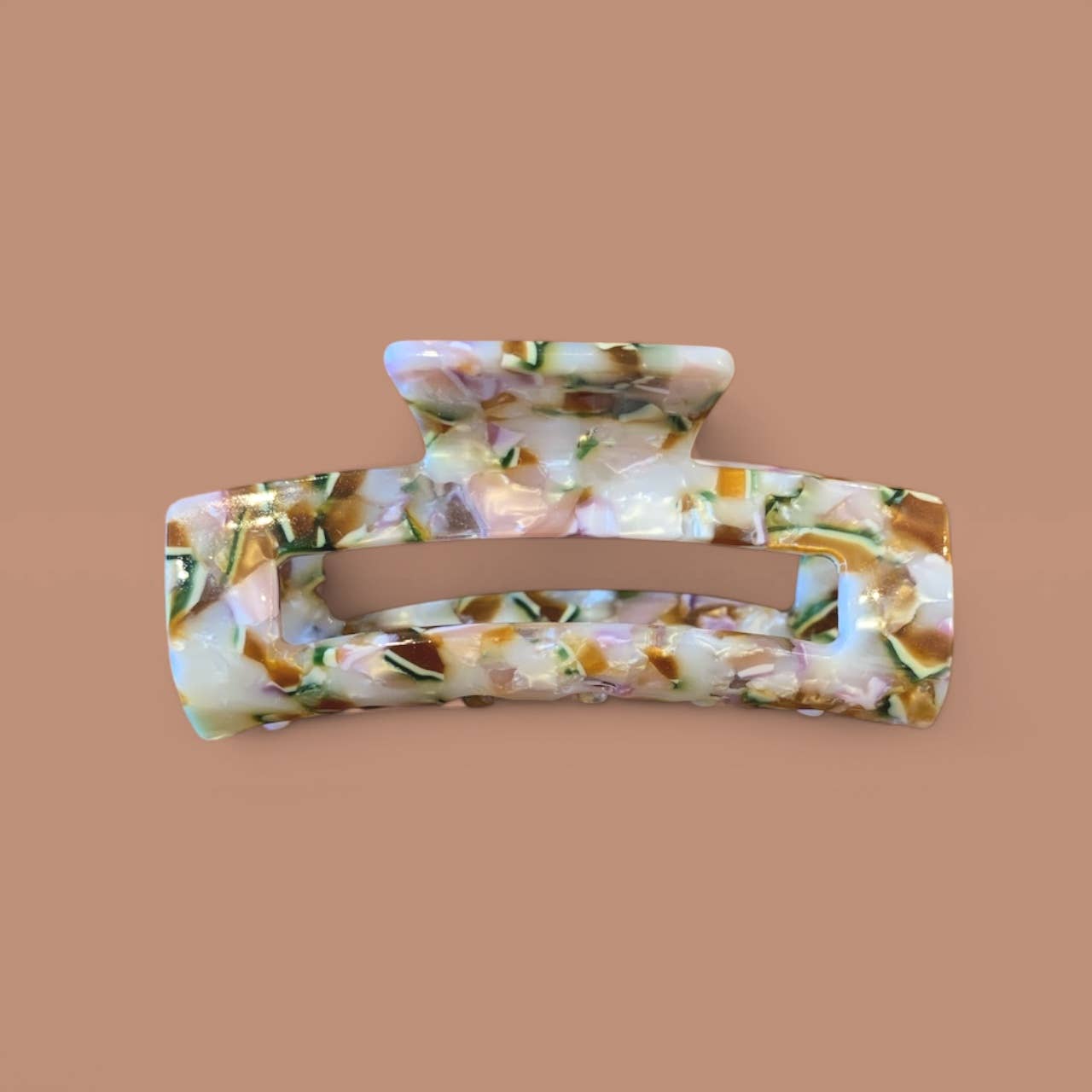 Rechteckige Krokodilklemme GM - Multi Nude