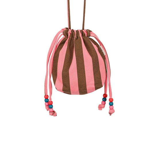 BILLIE-TASCHE STREIFEN FUNKY PINK / OLIVE
