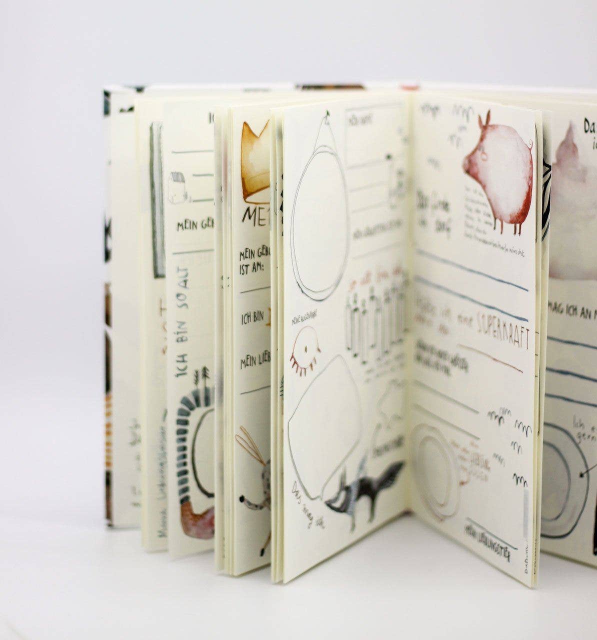 Freundebuch mit tollen Illustrationen