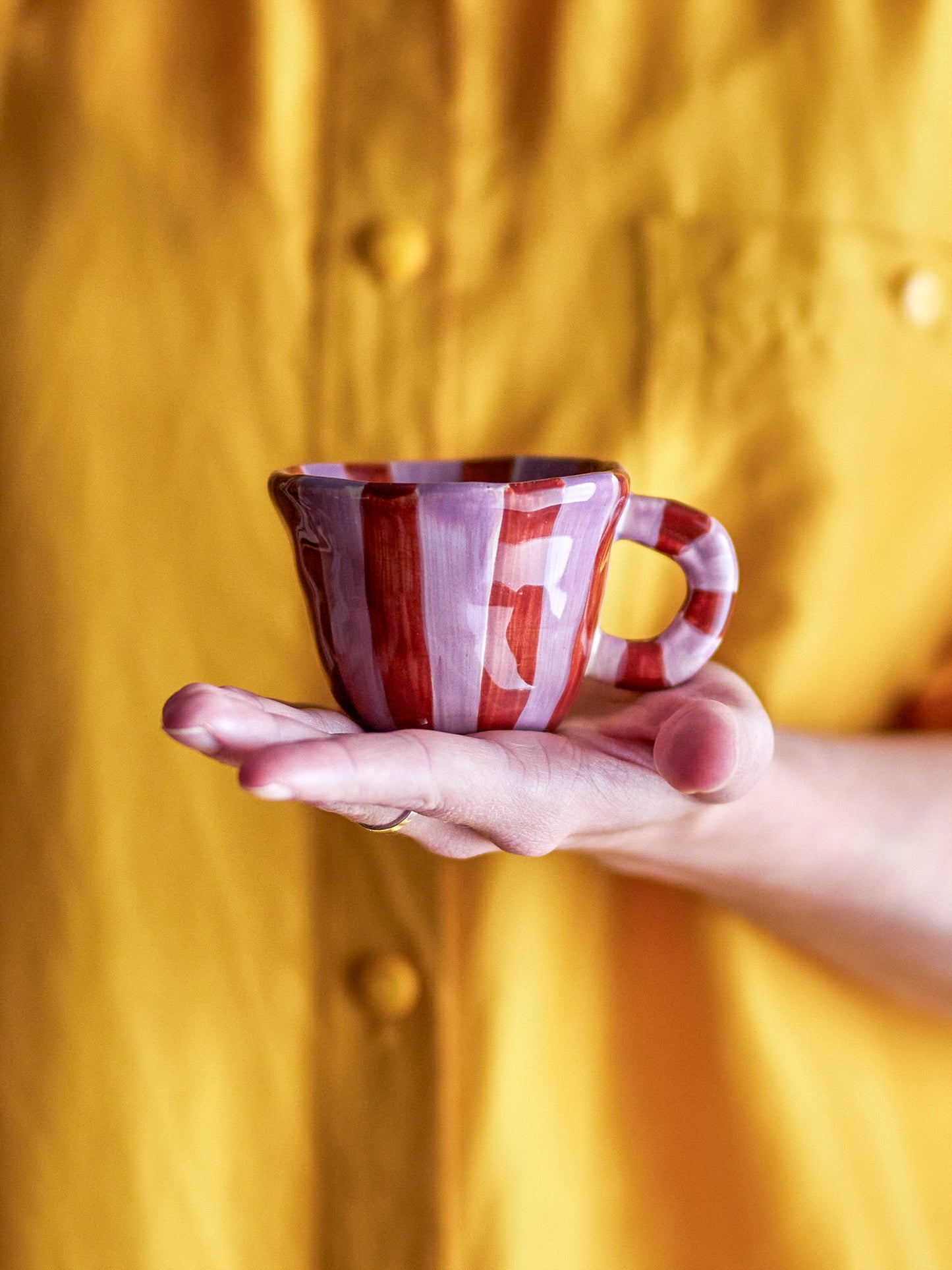 Nini Tasse, Bunt, Steingut, H: 5,5cm