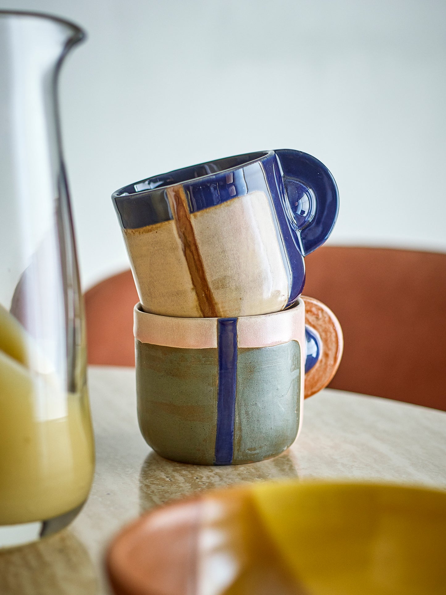 Bolivia Tasse, Braun, Steingut