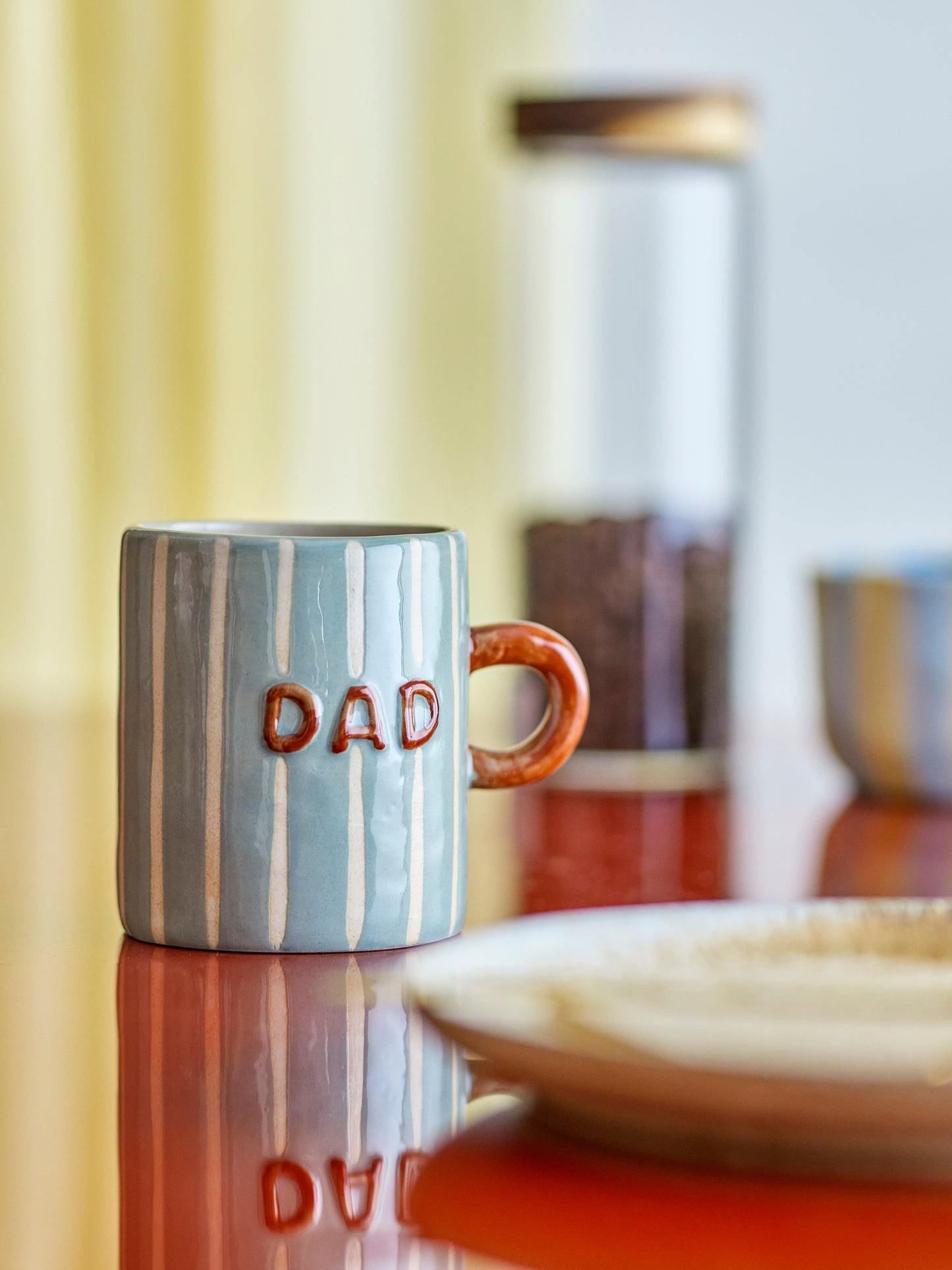 Cherish Becher, Blau, Dad, Steingut