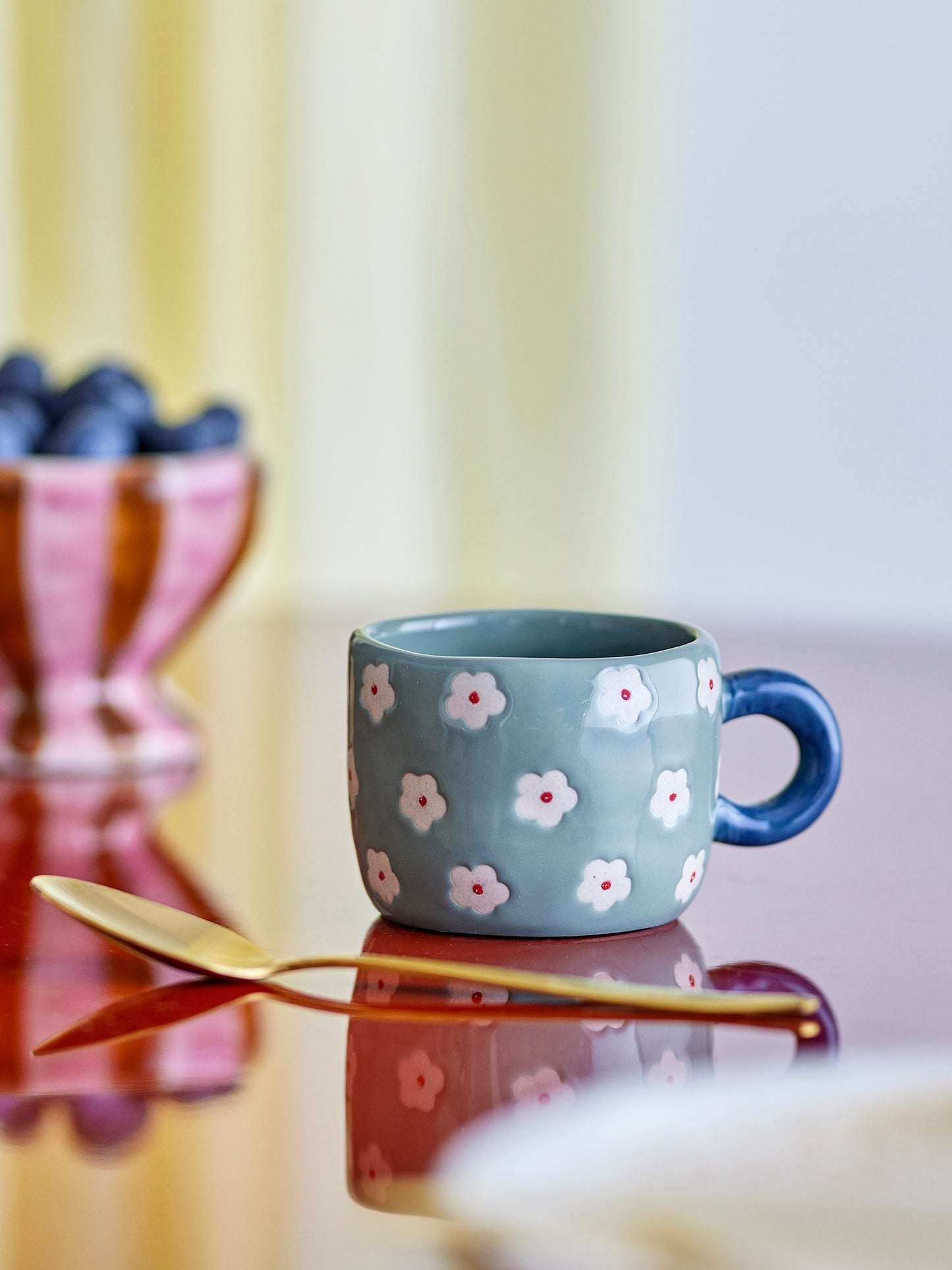 Nini Tasse, Blau, Steingut