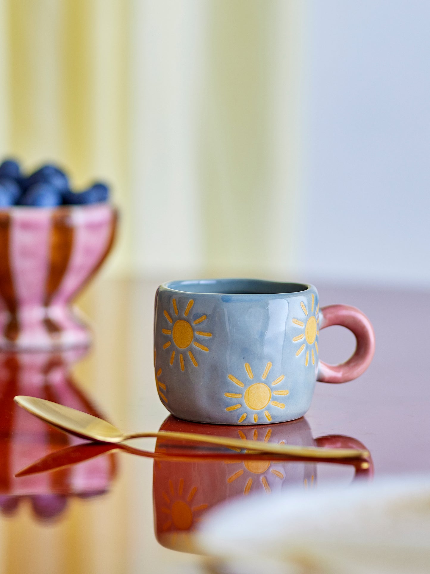 Nini Tasse, Blau, Steingut