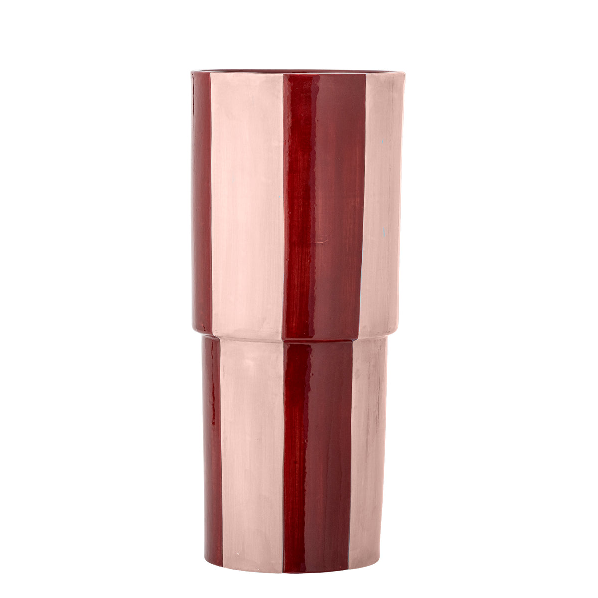 Floki Vase, Rose, Steingut