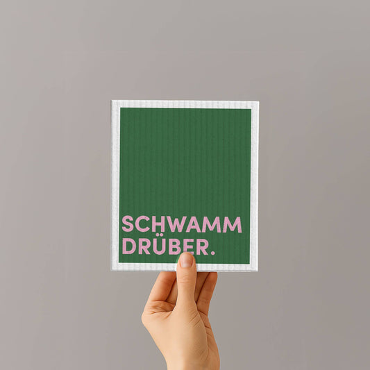 Schwammtuch - Spruch - Schwamm drüber - Nr. 12
