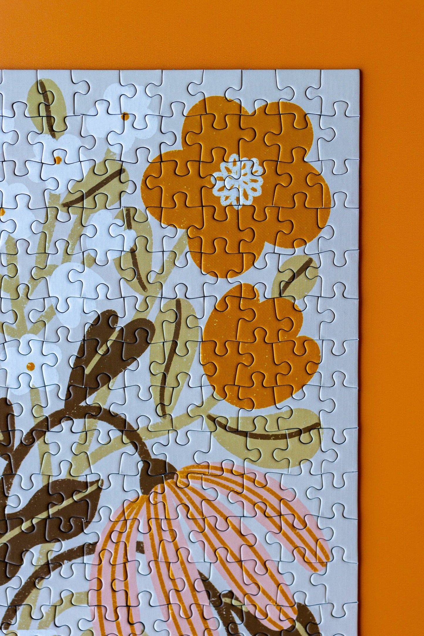 Myosotis- & Kapuzinerkresse-Puzzle mit 500 Teilen