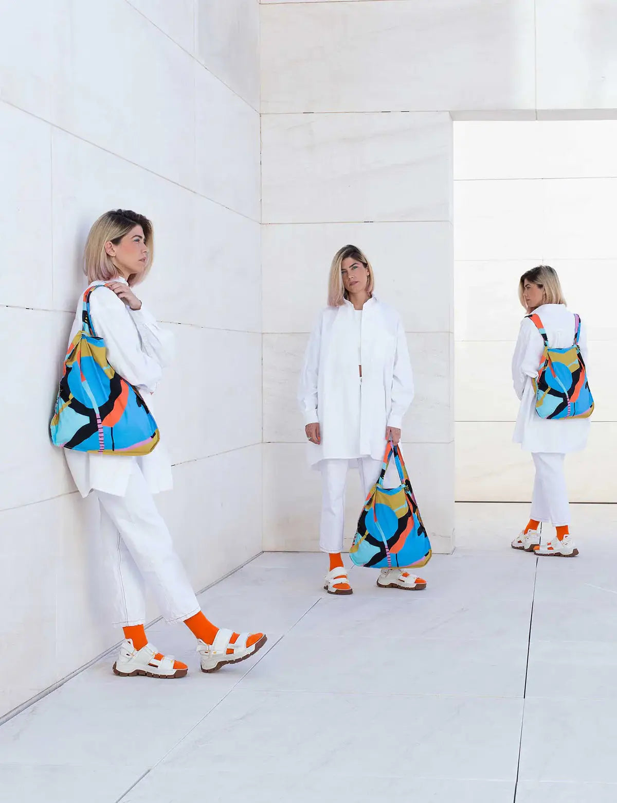 Original Roads – Notabag x Mireia Künstler-Rucksack und Tragetasche, limitierte Edition