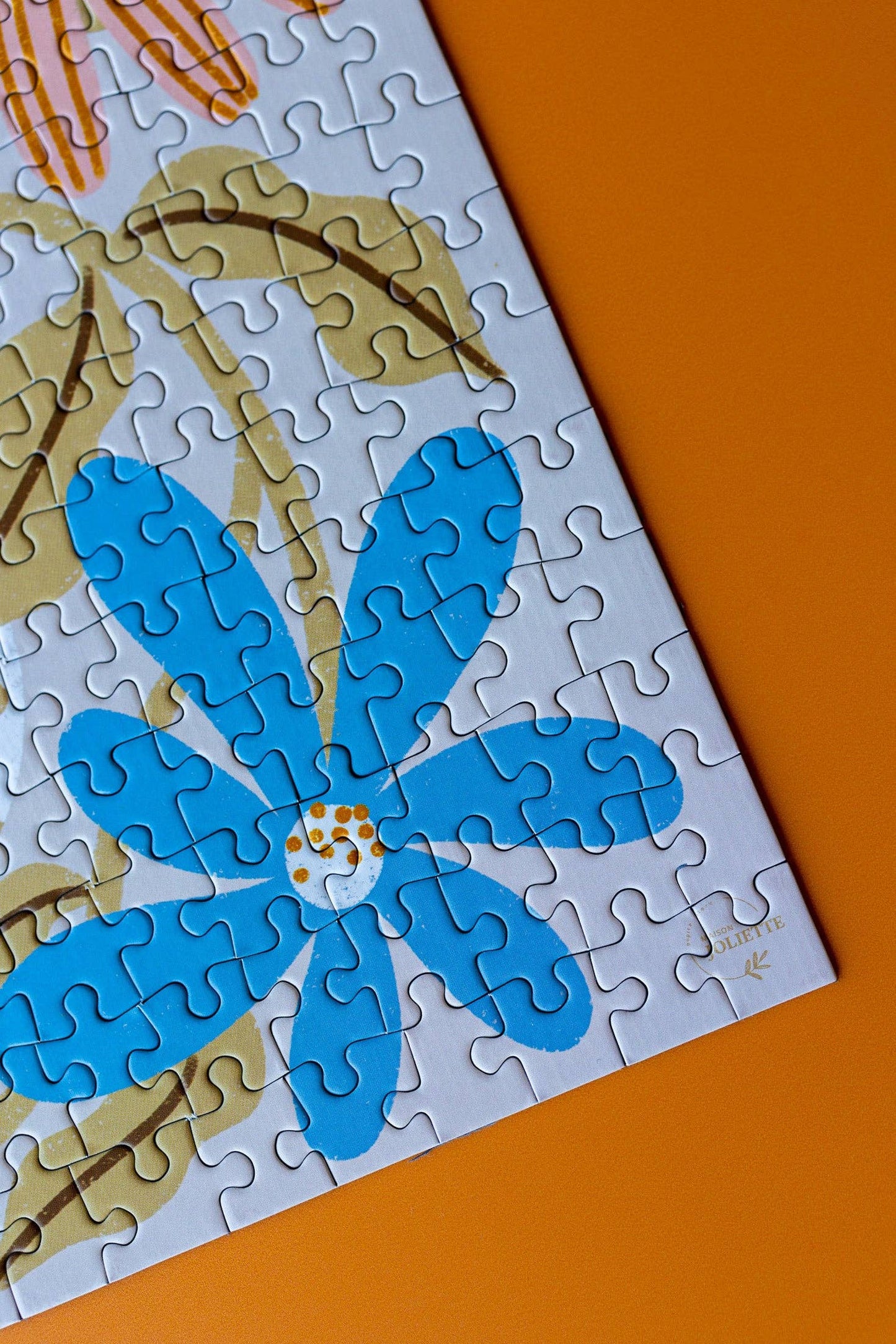Myosotis- & Kapuzinerkresse-Puzzle mit 500 Teilen