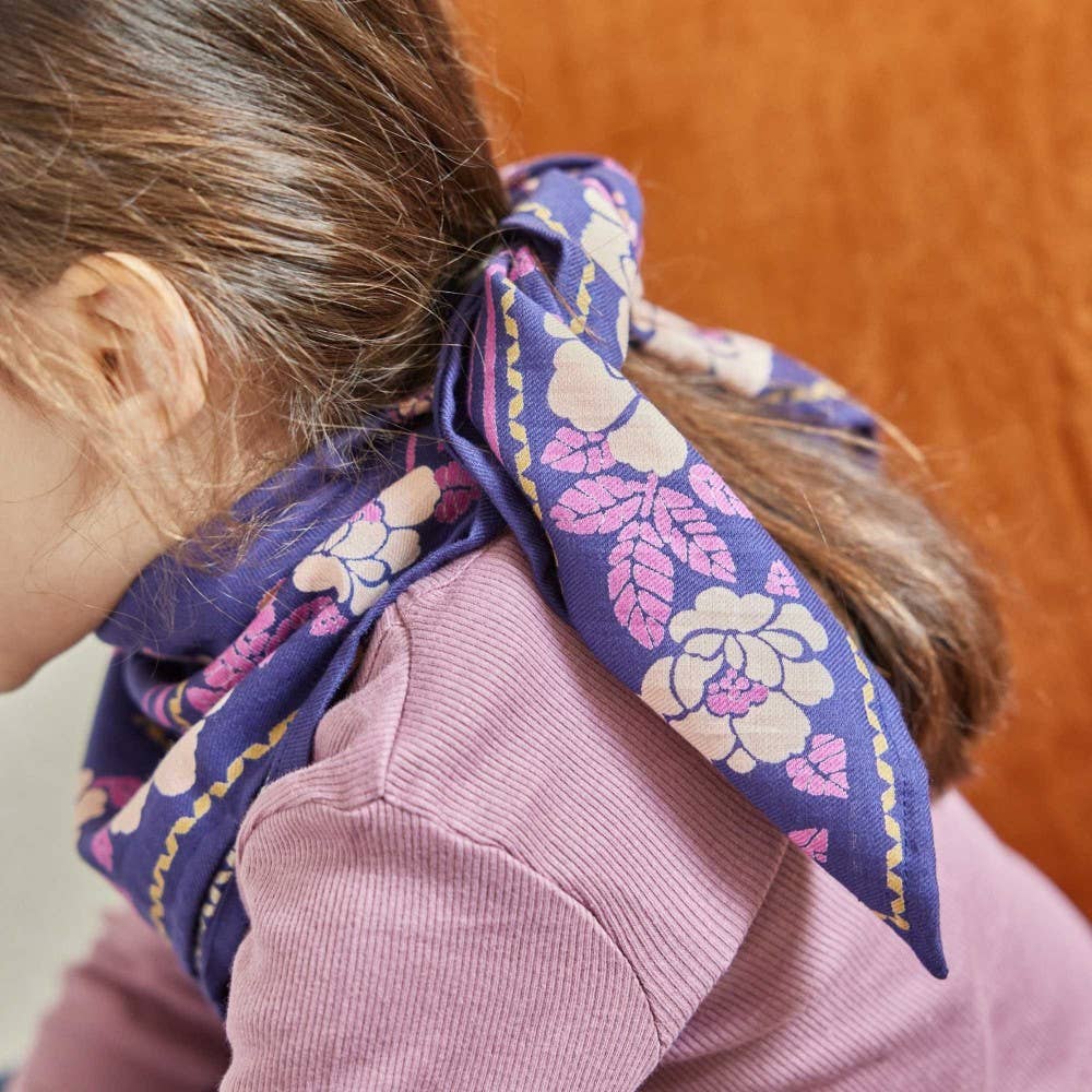 Indisches Kindertuch - Indigo-Violett Kids