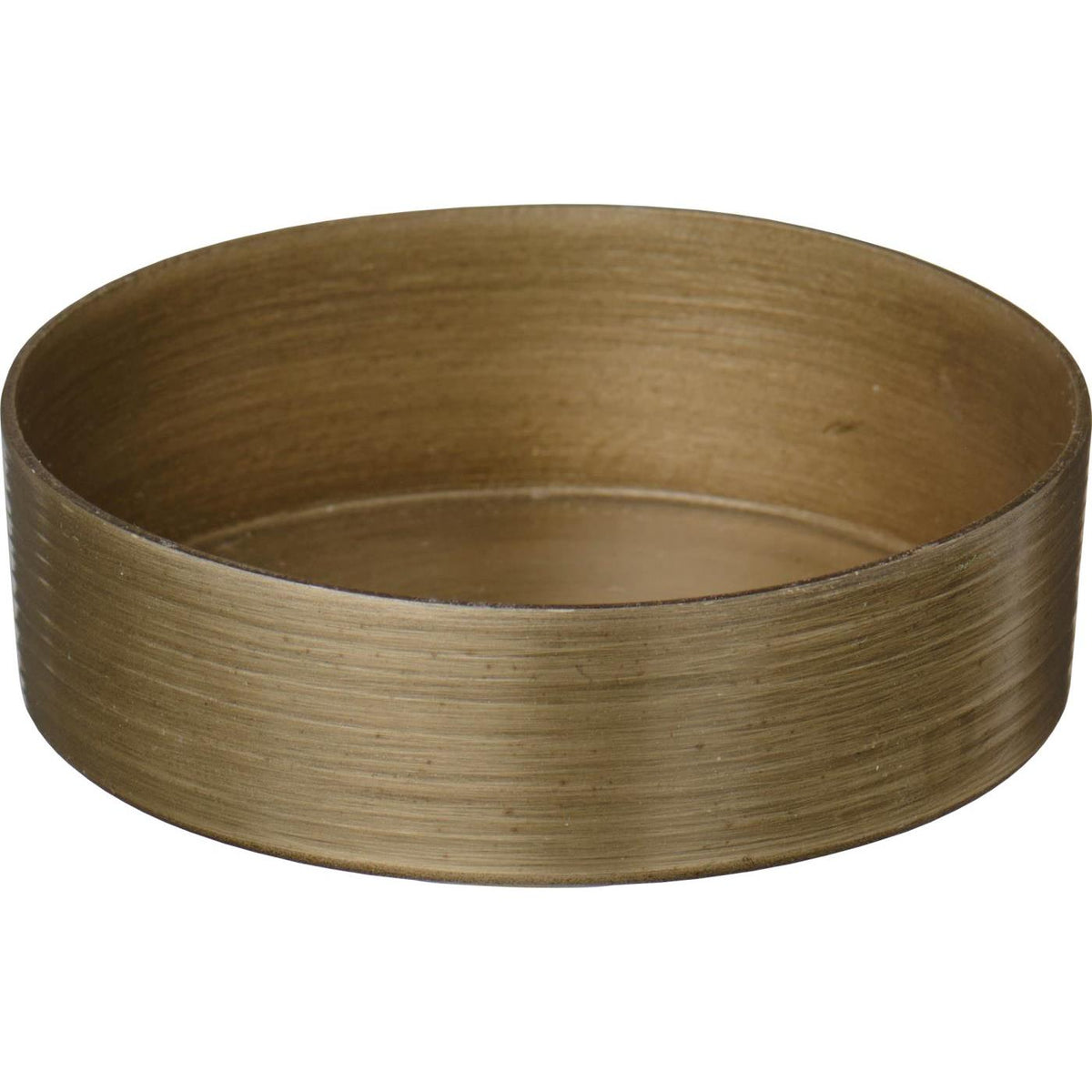Kerzentablett m/Kante f/Ø:6 cm Kerze gebürsteter Look