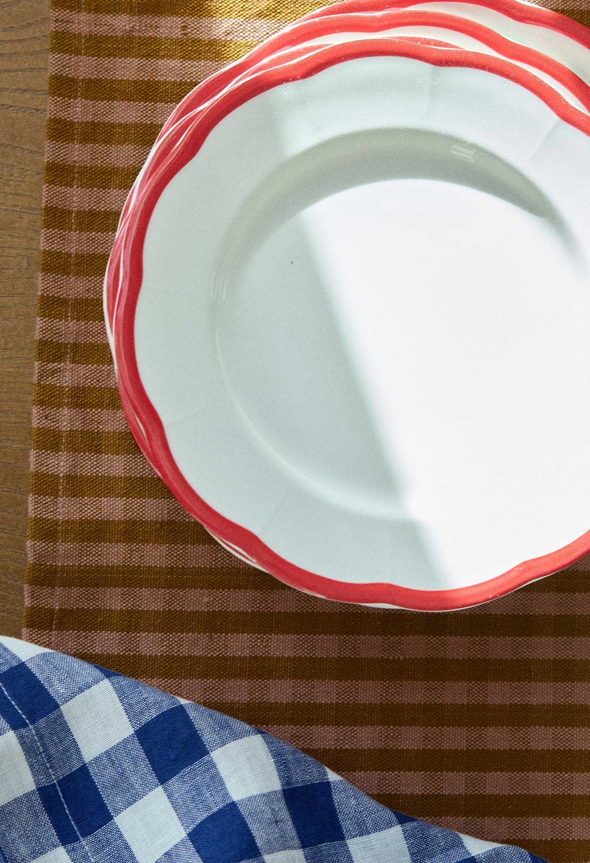 Vichy Glaise Baumwoll-Tischset