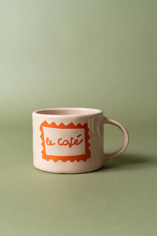 Sisi Handmade Tasse „Le Café“ mit Henkel, 250 ml