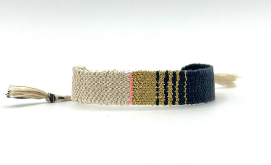 SHADOWLINE 14 – Handgefertigtes, einzigartiges Armband aus edlen Garnen