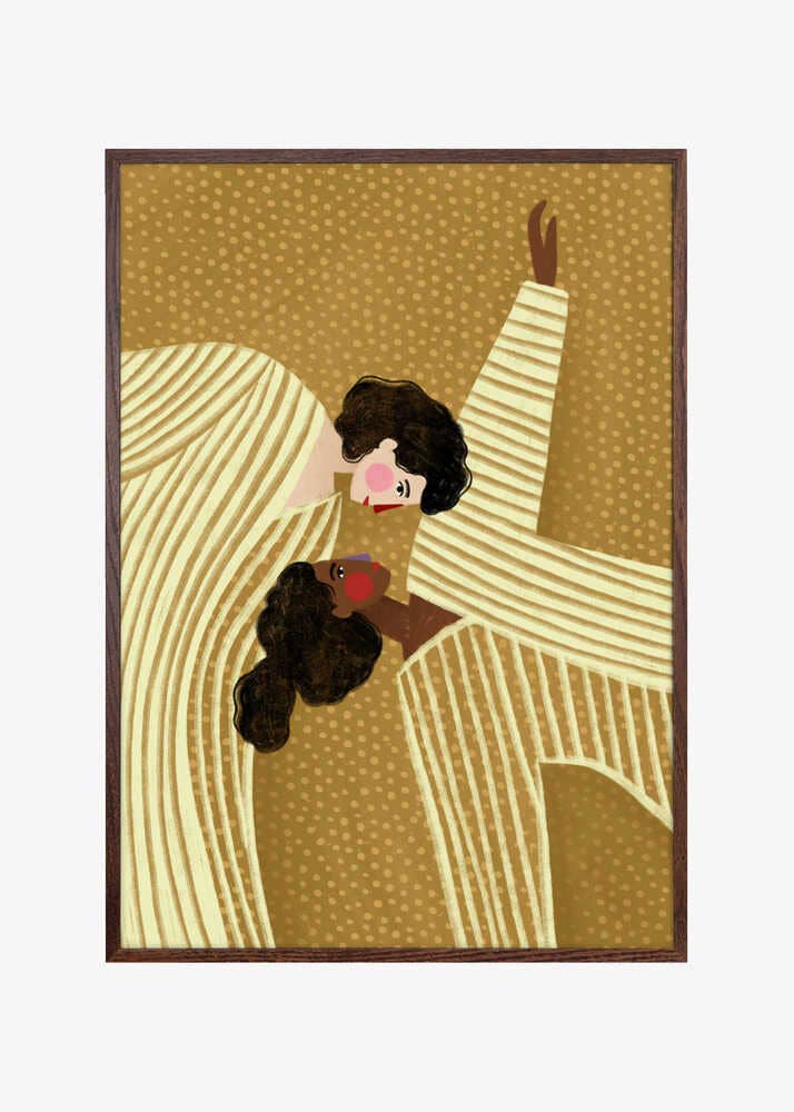 Zwei Linien Frauen Bild