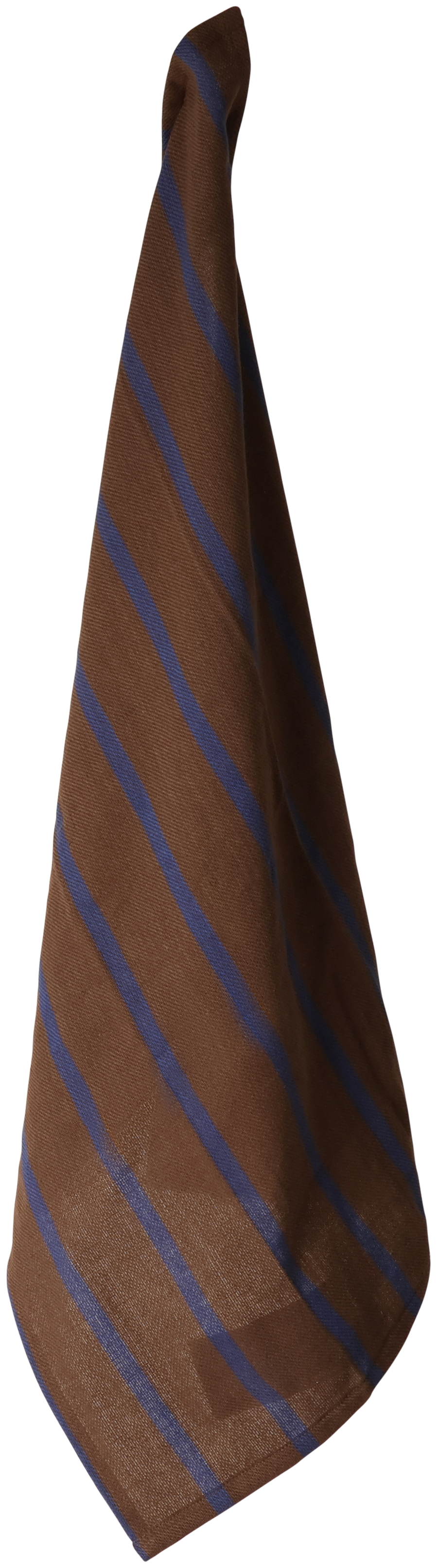 Geschirrtuch, Stripe, brown/cobalt, 50x70 cm