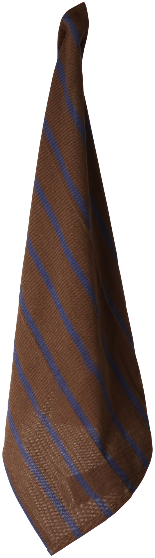 Geschirrtuch, Stripe, brown/cobalt, 50x70 cm