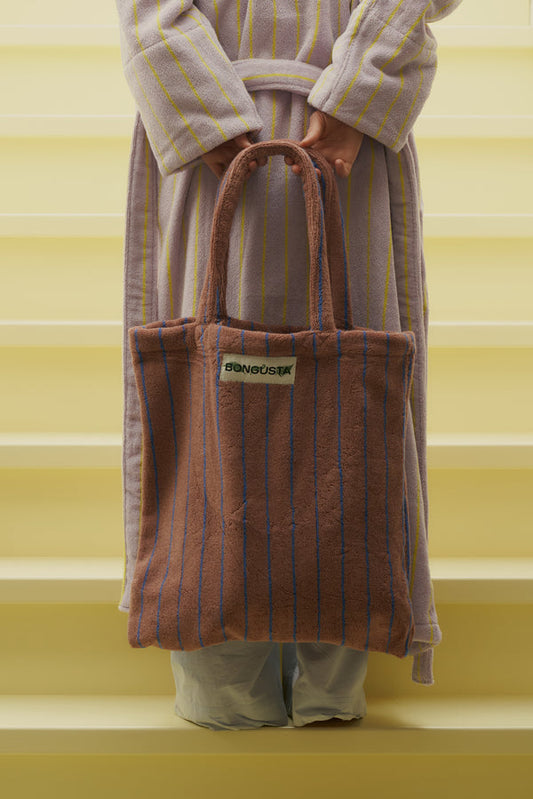 Totebag NARAM camel & ultramarine