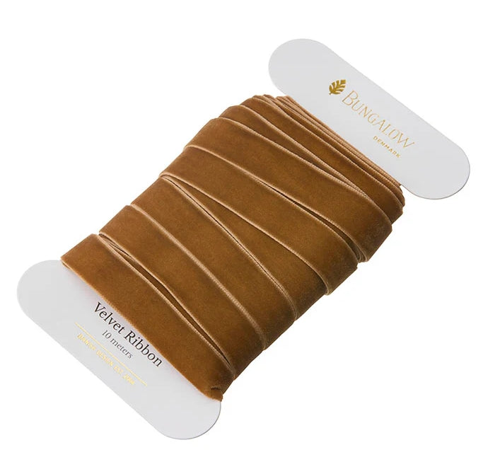 Ribbon Velvet 16mm Caramel
