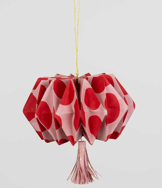 ORIGAMI Weihnachtsanhänger, rosa 8,50€