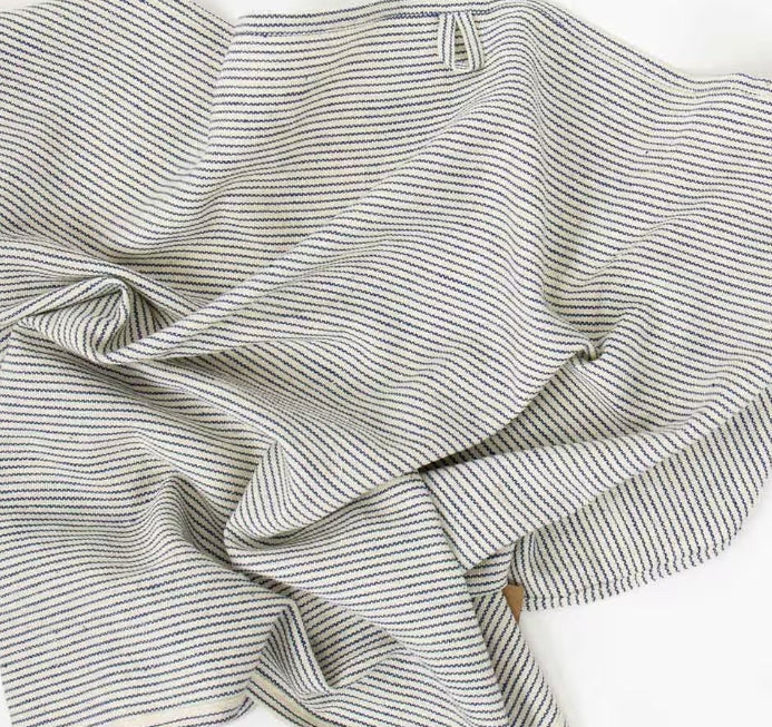 ECO NARROW STRIPE Serviette 2er-Pack, weiß/blau 15,50€