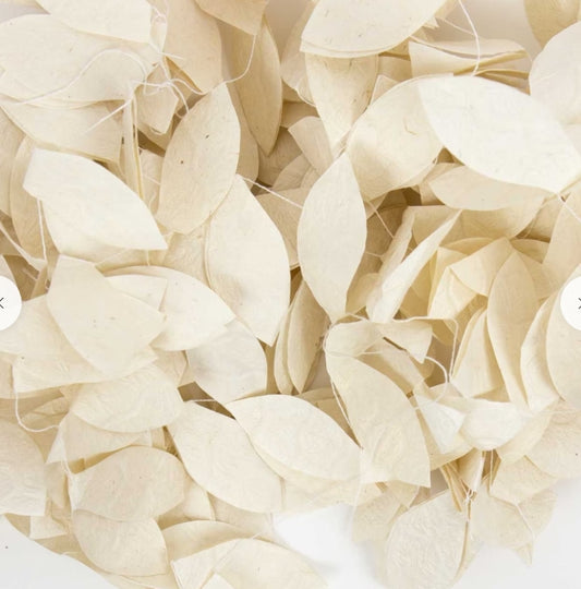 NATUR Girlande, weiß