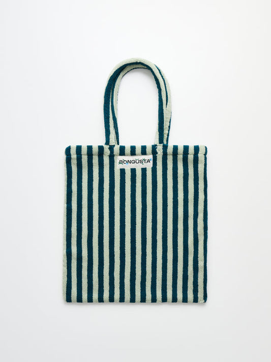 Totebag NARAM sea foam & deep teal