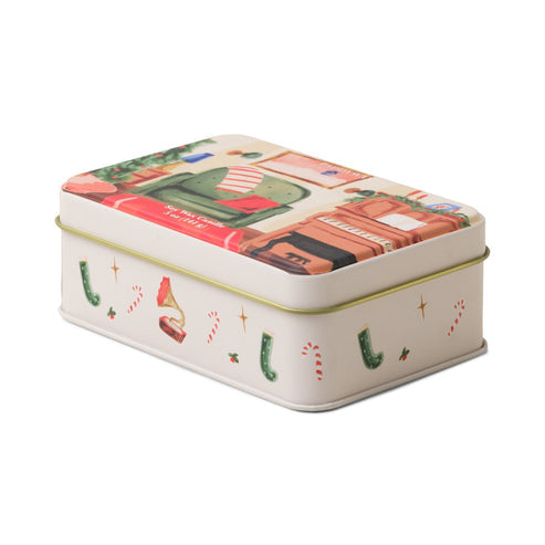 Kerze Weihnachtsdose (141 g) – Granatapfel & Fichte