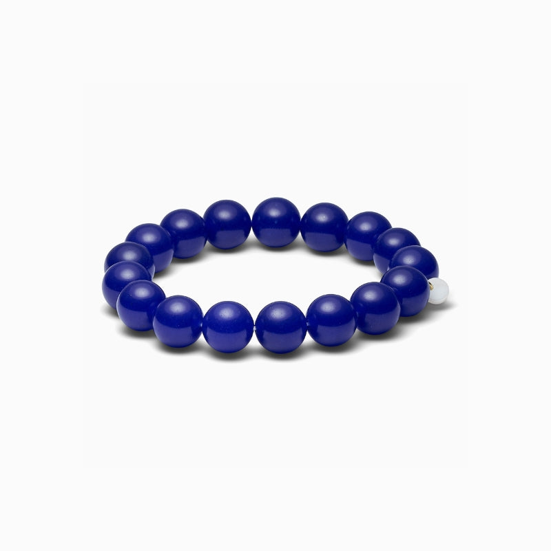 Chunky Lapis Lazuli Stretch Bracelet Wisdom
