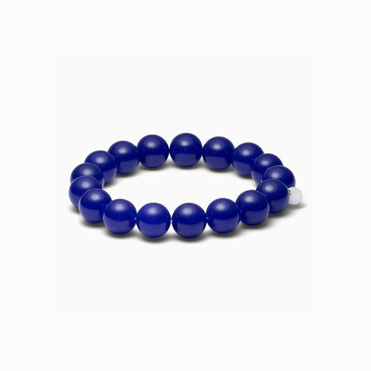 Chunky Lapis Lazuli Stretch Bracelet Wisdom