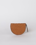 Laura Coin Purse - Cognac WovenClassic Leather Cognac / Woven Classic Leather / Small