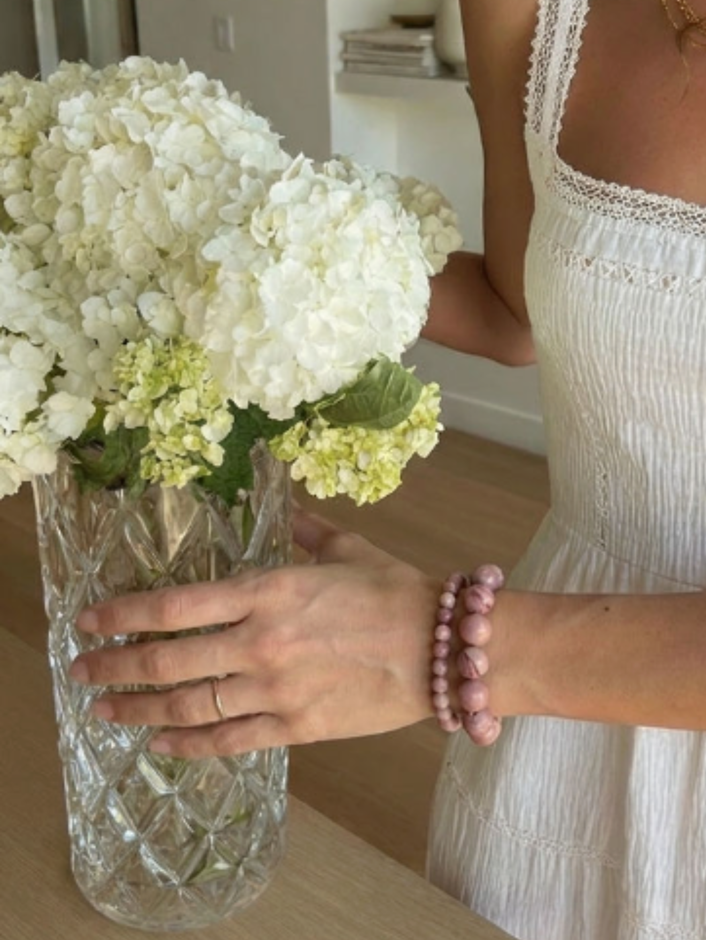 Chunky Rhodonite Stretch Bracelet Balance