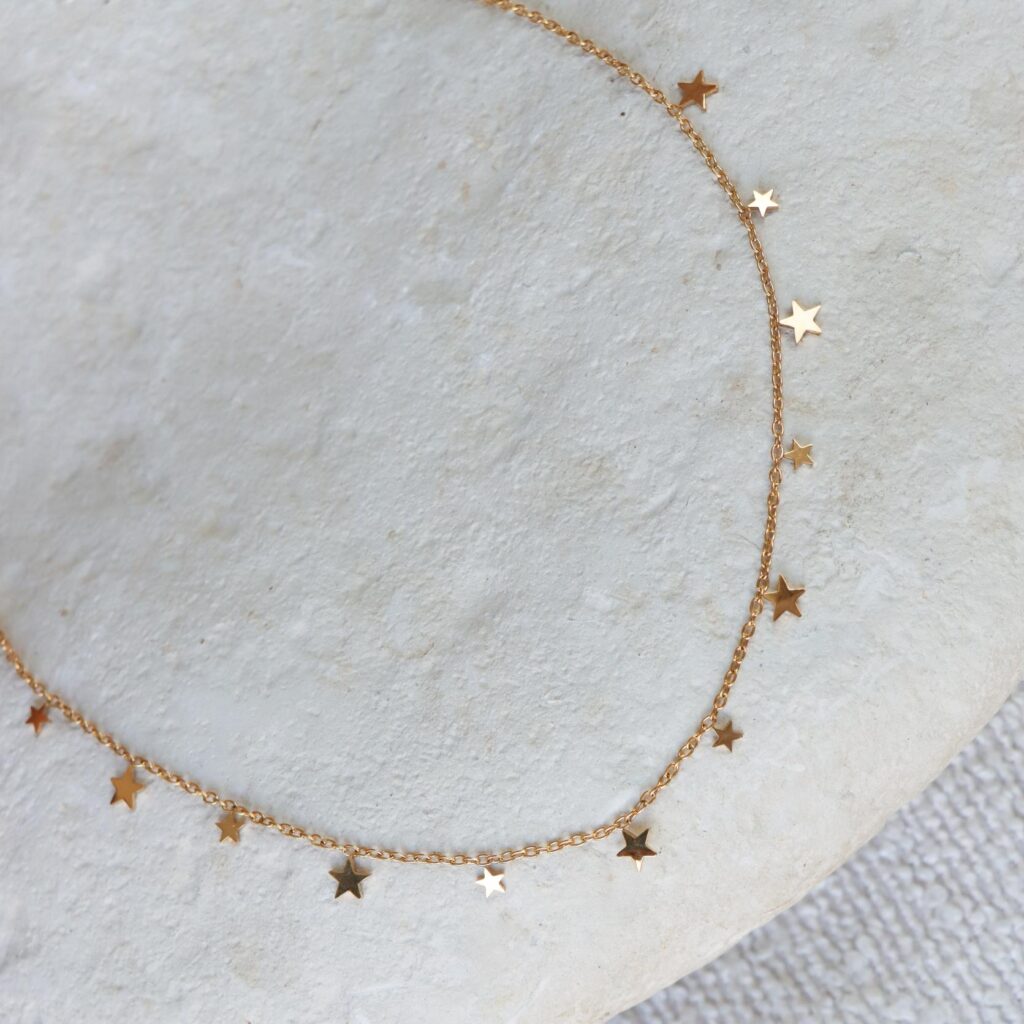Starborn-Halskette Gold